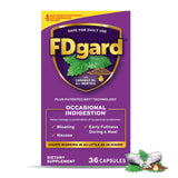 FDgard: bouteille-pilules-36-capsules pour le soutien digestif occasionnel.