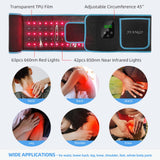 Feangli, ceinture rouge 660/850nm pour la taille et le confort musculaire.