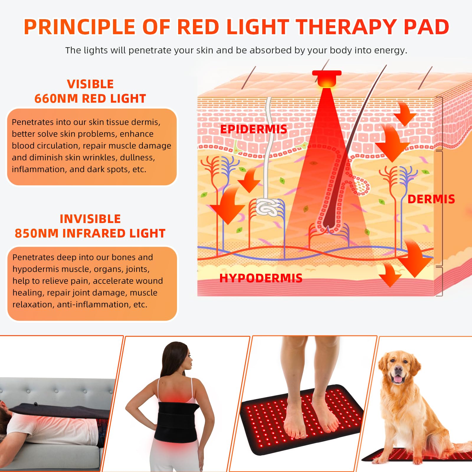Feangli épaule: thérapie lumineuse rouge pour apaiser les épaules et les tensions.
