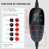 Lumière feangli infrarouge 850nm, chaleur douce et pénétration agréable.