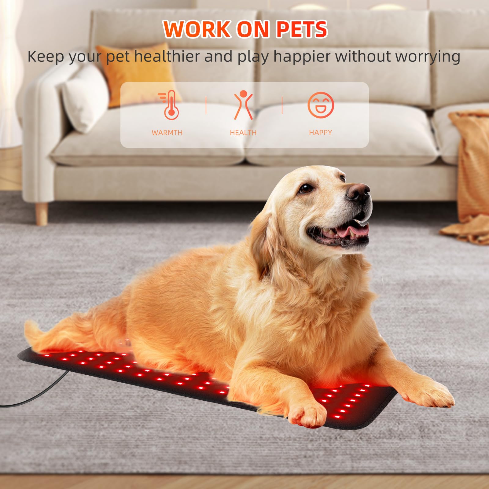 Feangli pieds: lumière rouge pour les pieds et la circulation.