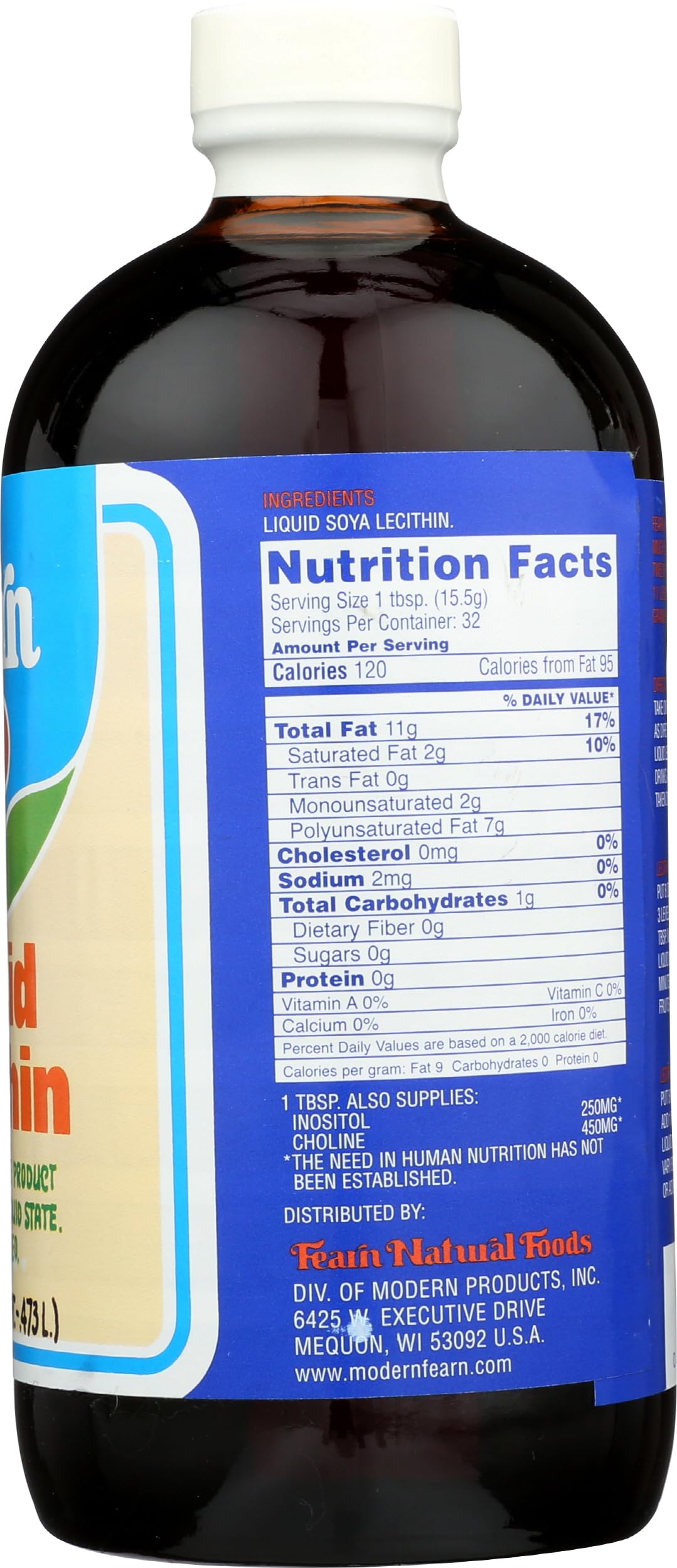 Fearn Lécithine liquide, affichage en rayon facile à repérer