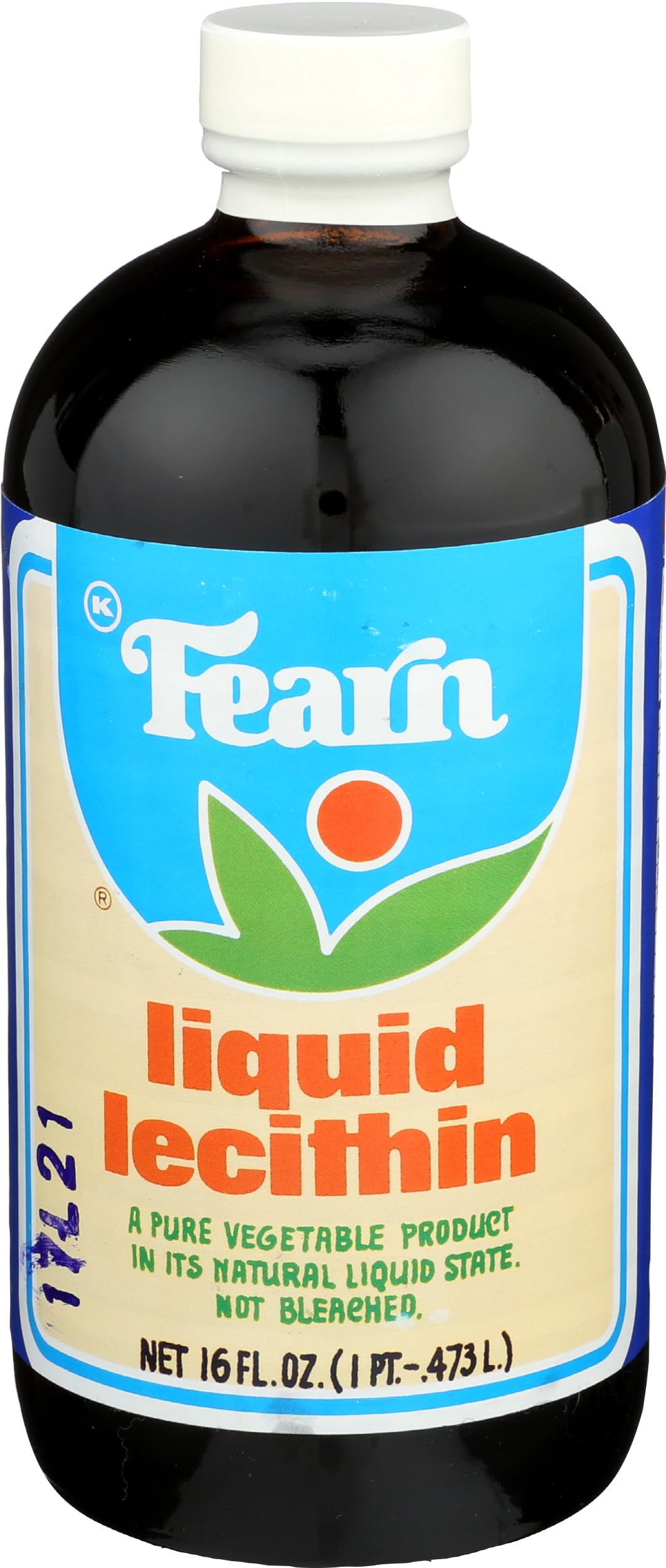 Fearn Lécithine liquide, bouteille 16 onces, utile pour lier et émulsifier vos recettes