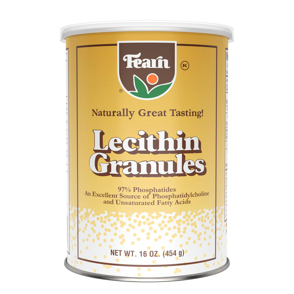 Fearn Lécithine de soja en grains – emballage pratique pour démarrer vos recettes.