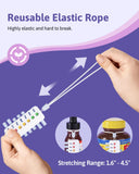 FEATY corde élastique compatible avec bouteilles de tailles variées.