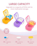FEATY grande capacité pour huiles et capsules, idéal en voyage