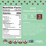 Sans gluten et sans lactose: Feel barres menthe-chocolat respectent votre régime.