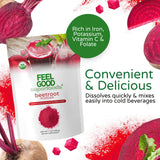FEEL GOOD poudre betterave petit-dejeuner rapide: demarrage sain