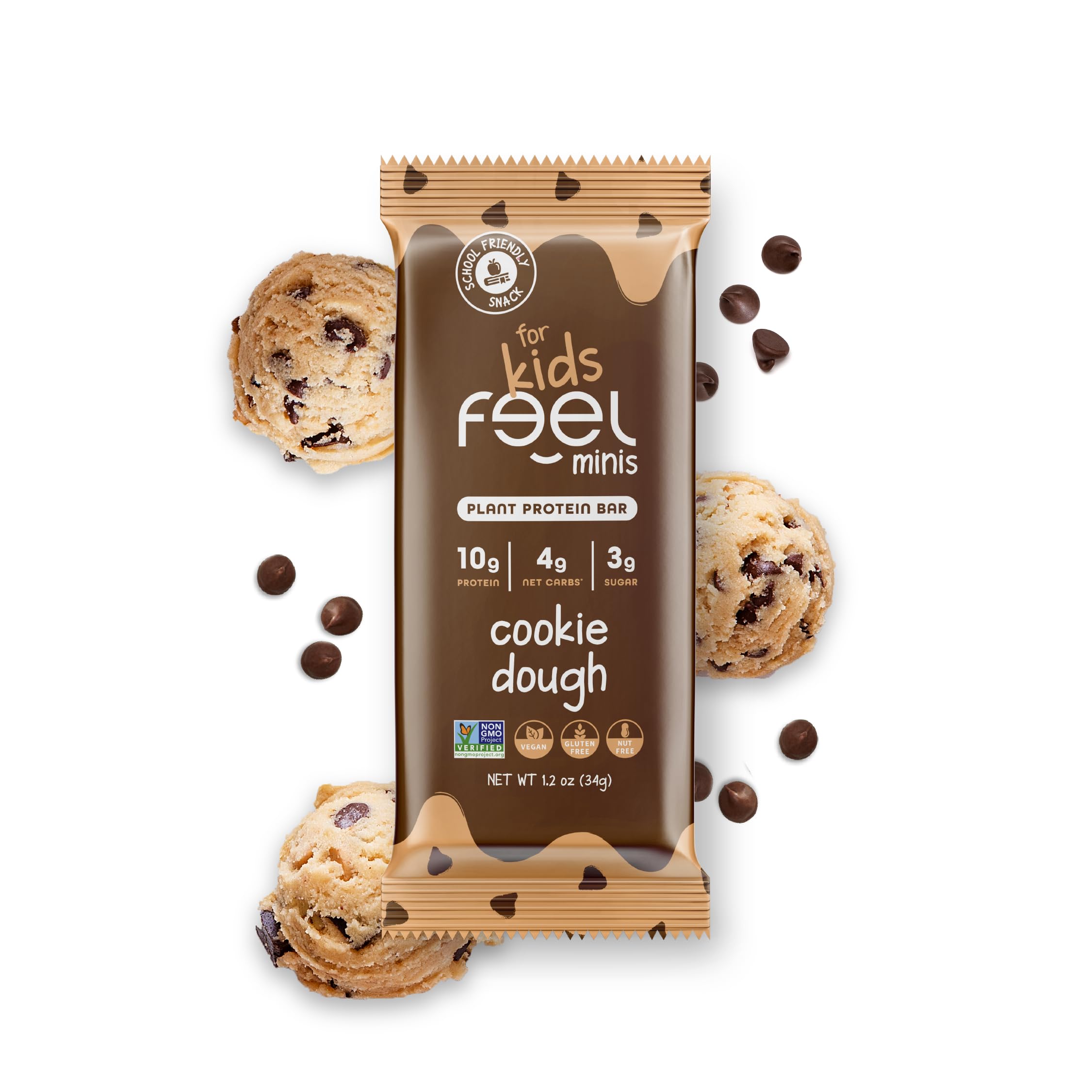 Feel Minis – pâte à biscuits, collation pratique pour l'école.