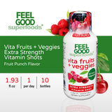 Pack FeelGood Superfoods de 10 shots prêt à boire.