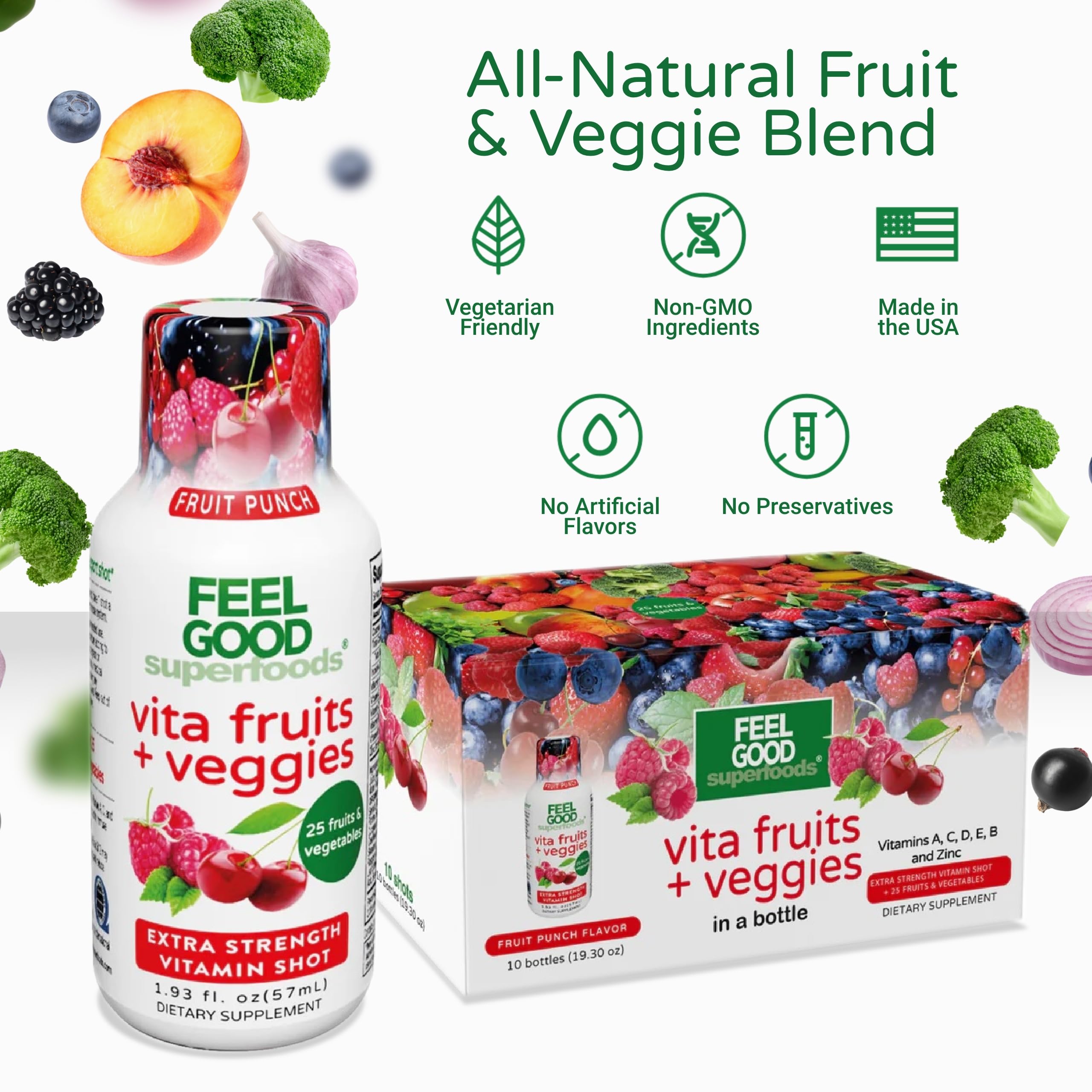 Utilisation quotidienne FeelGood Superfoods, collation rapide et saine.