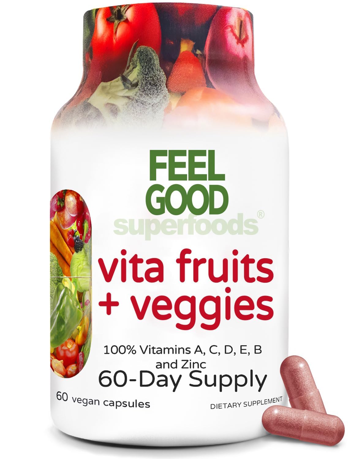 FeelGood Vita Fruits et Légumes: capsules pratiques pour ajouter des fruits et légumes au quotidien