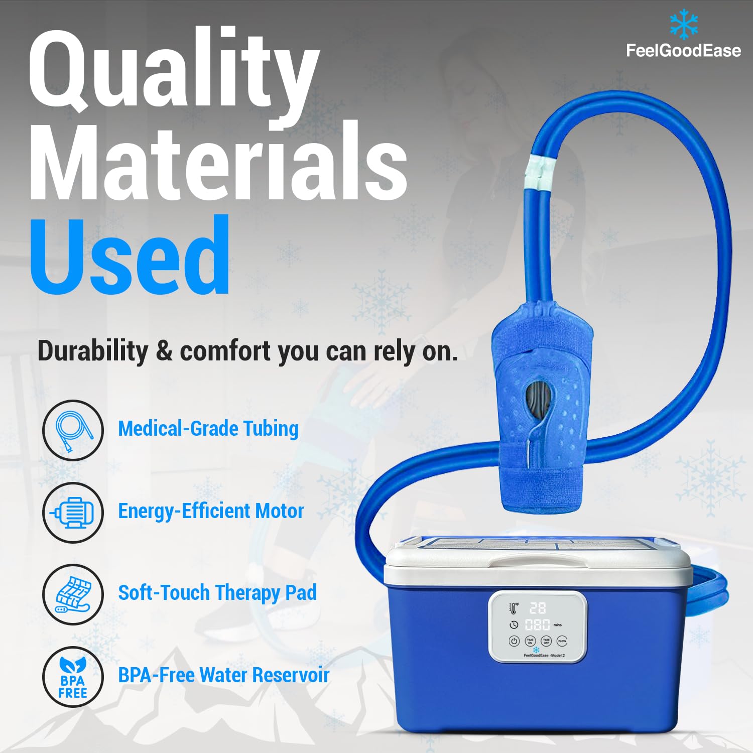 FeelGoodEase boitier compact usage-domicile : solution discrète et simple.
