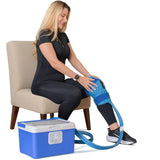 FeelGoodEase genou-glace-reservoir-12qt: soulagement ciblé après chirurgie à domicile.
