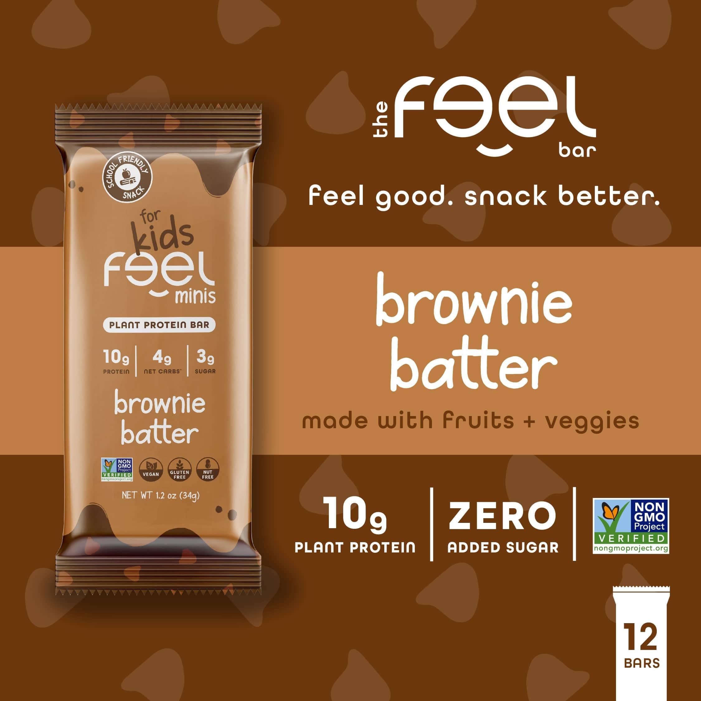 FEEL Feel Bar Minis dattes biologiques et légumes dans la barre.