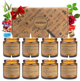 Bougie Feibao Cèdre-Teck : ambiance chaleureuse et parfum durable.