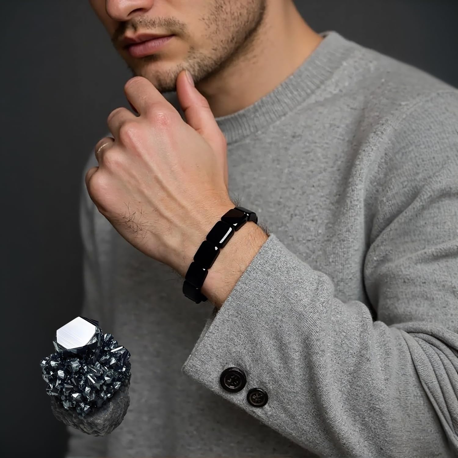 Bracelet Feisuo homme et femme, design uni et hypoallergénique