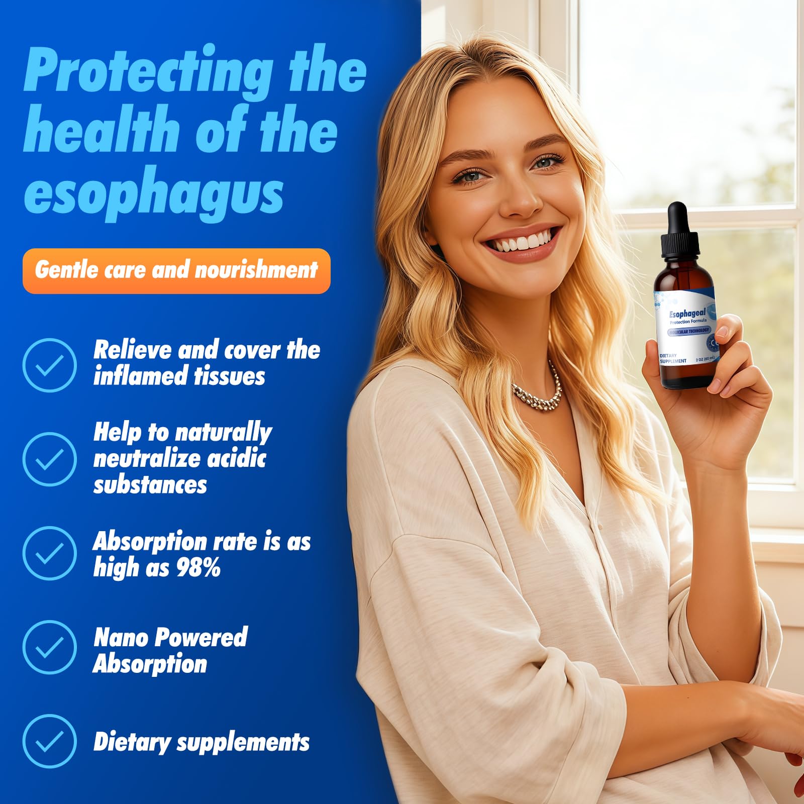 FEIWUXIA Esorepaiir Nano: soutien immunitaire muqueux grâce à la vitamine D3 et zinc.