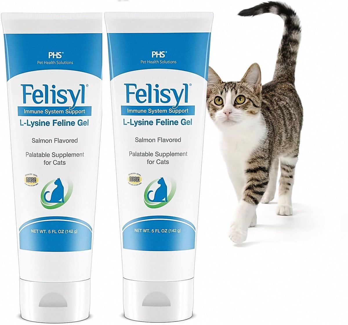 Felisyl L-Lysine Gel pour chats, flacon 5oz, soutien immunitaire.