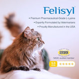Felisyl L-Lysine Gel, chat respire mieux grâce au soutien.