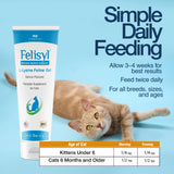 Felisyl L-Lysine Gel, facile à administrer pour chats difficiles.