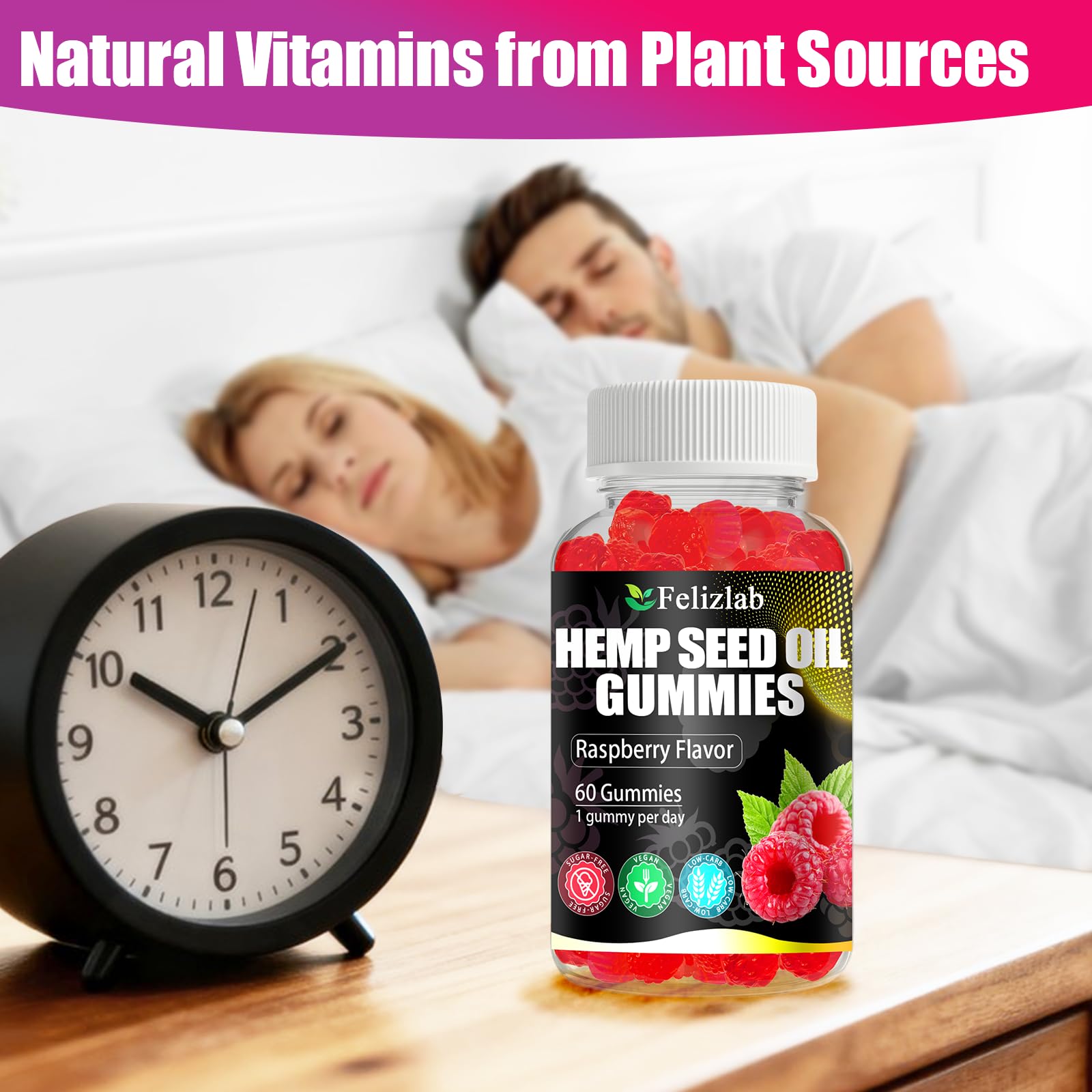 Gommes Felizlab Extraction chanvre froide, préservant nutriments naturels.