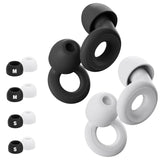 Femeng bouchons en silicone noirs pour sommeil et réduction du bruit