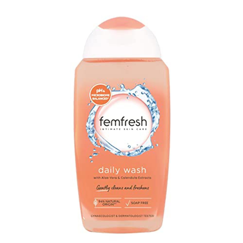 Femfresh Lavage intime quotidien 250 ml, douceur et équilibre pour le quotidien.