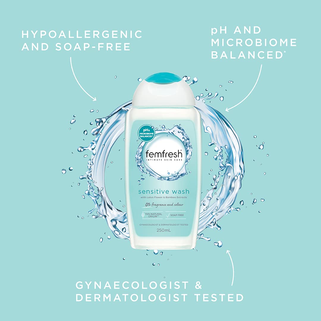 Femfresh Lavage Intime Sensible: test dermatologique et gynécologique, sécurité et fiabilité.