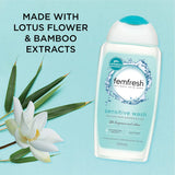 Femfresh Lavage Intime Sensible: usage quotidien pour une sensation de fraîcheur respectueuse.