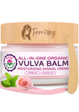 Baume Vulva Femissy Rose et Menthol dans son emballage élégant