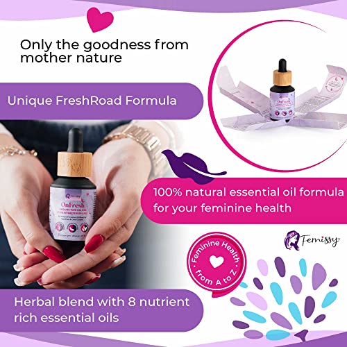 Femissy Yoni Oil: application directe sur vulve pour plus de fraîcheur et confort.
