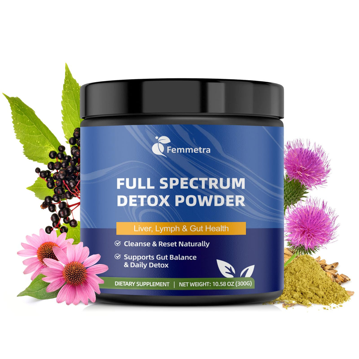 Femmetra Détox Poudre versement: démarrage rapide de votre routine detox