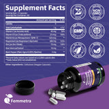 Gélules Femmetra mg600, formulation pour absorption optimale.