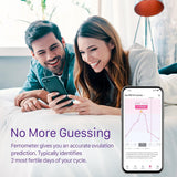 Graphique LH dans l'application Femometer pour suivre les tendances