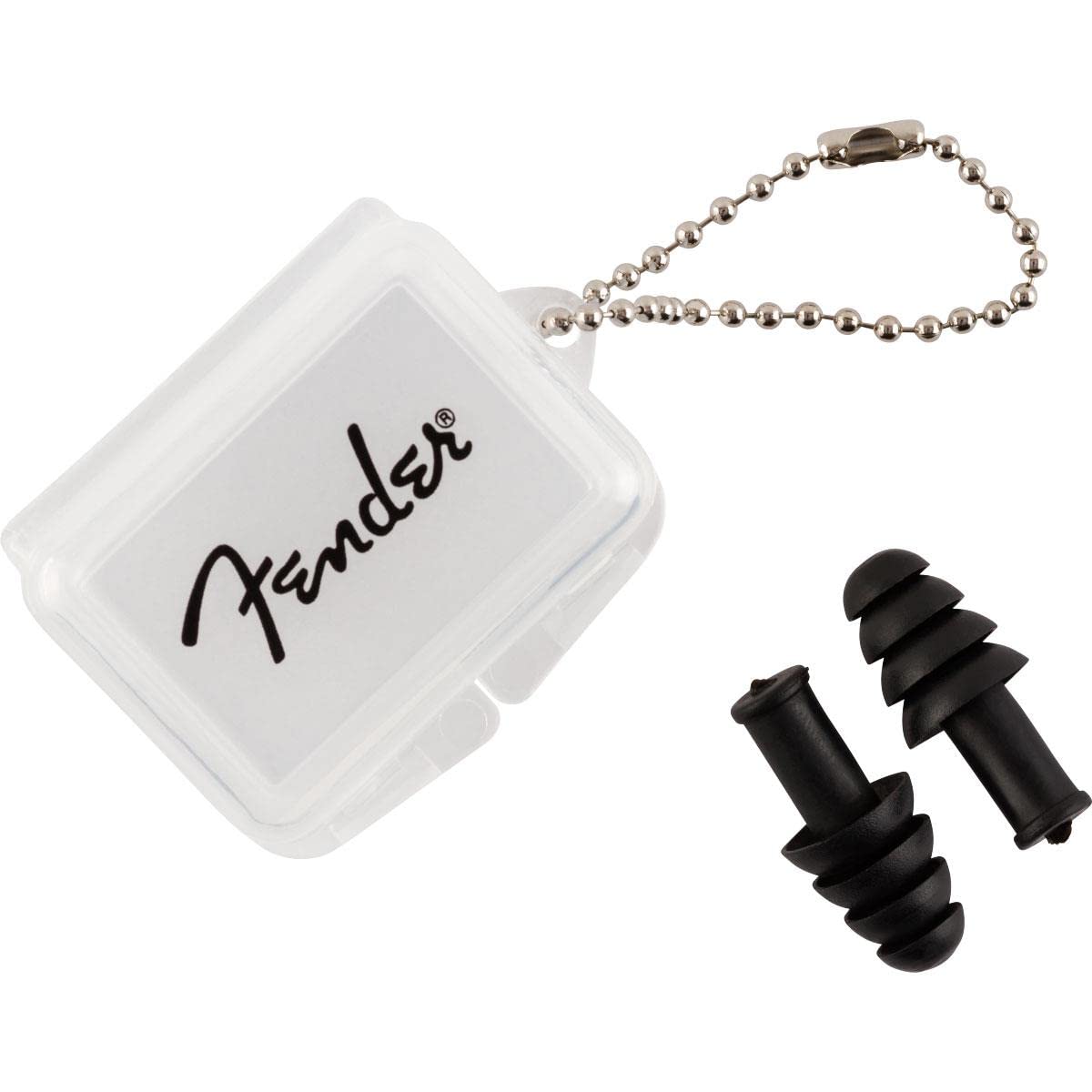 Fender Musician Series Bouchons d’oreilles noirs, parfait pour répétitions et enregistrements.