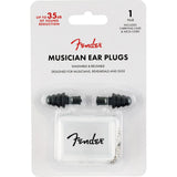 Fender Musician Series Bouchons d’oreilles noirs, protection auditive lors des répétitions.