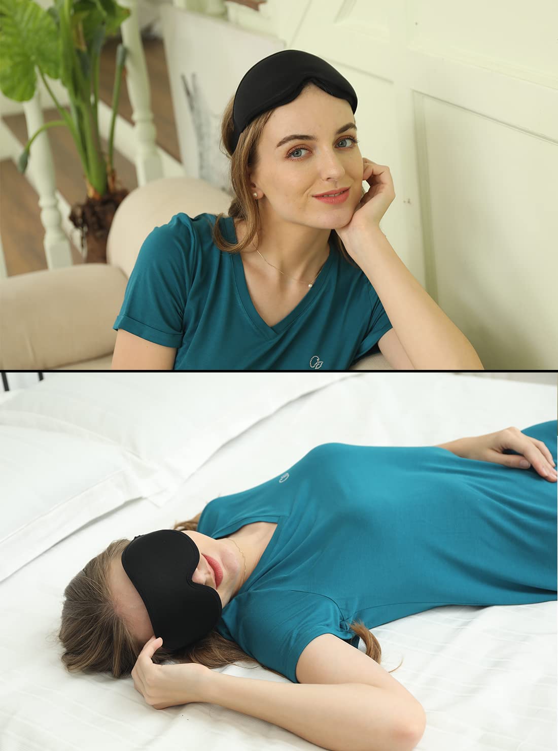 FengXinZi masque-sommeil 3D Blocage Lumière: bloque efficacement la lumière pour mieux dormir.