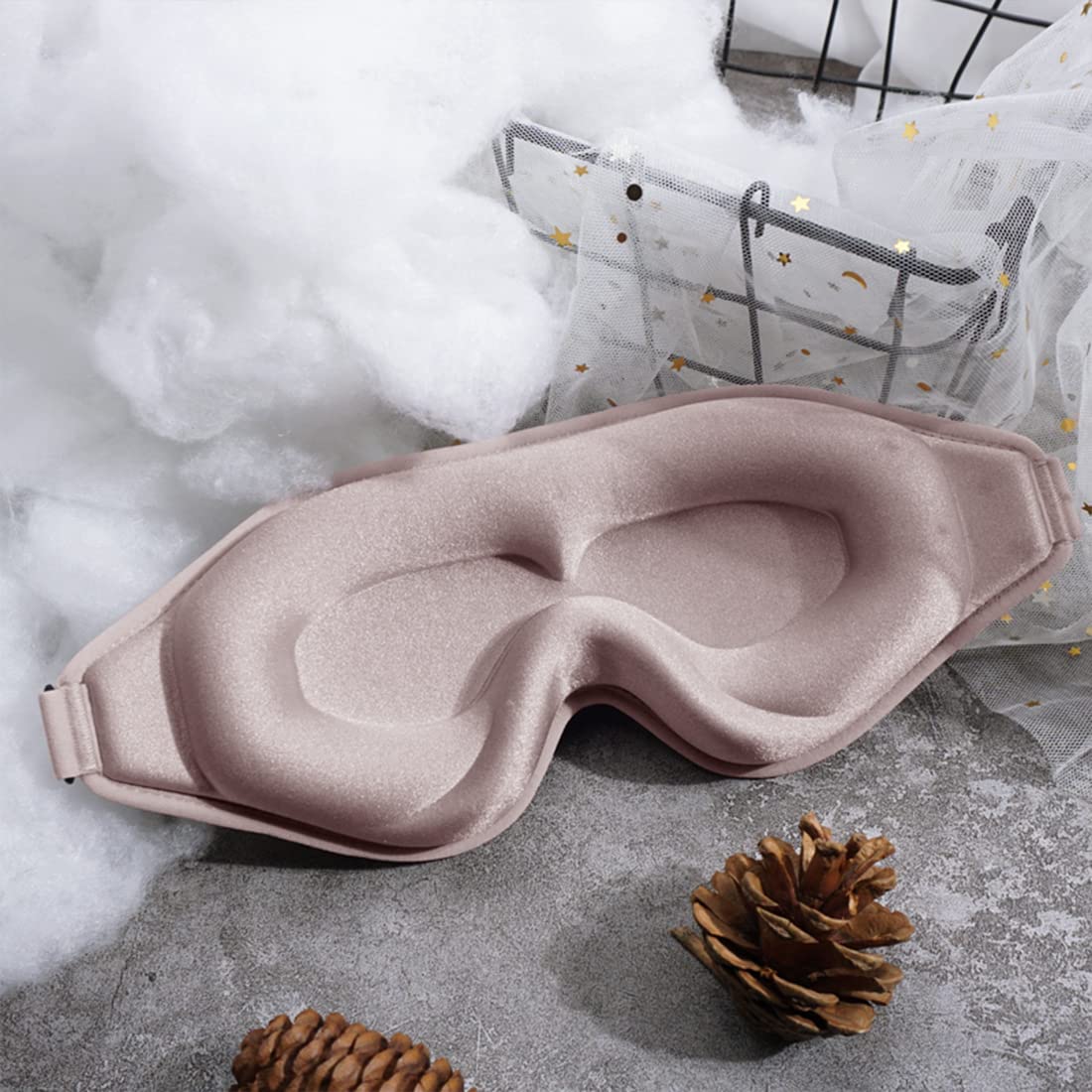 Masque FengXinZi couture artisanale rose, fabrication durable et fiable