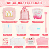 Sac initial personnalisable FentaGumy avec lettre M, cadeau pratique et personnel.