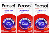 Feosol Bifera HIP & PIC bouteille; soutien énergie et absorption du fer.