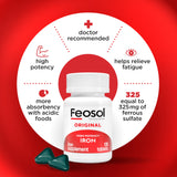 Feosol Original—comprimé léger et facile à avaler, idéal pour une routine saine.