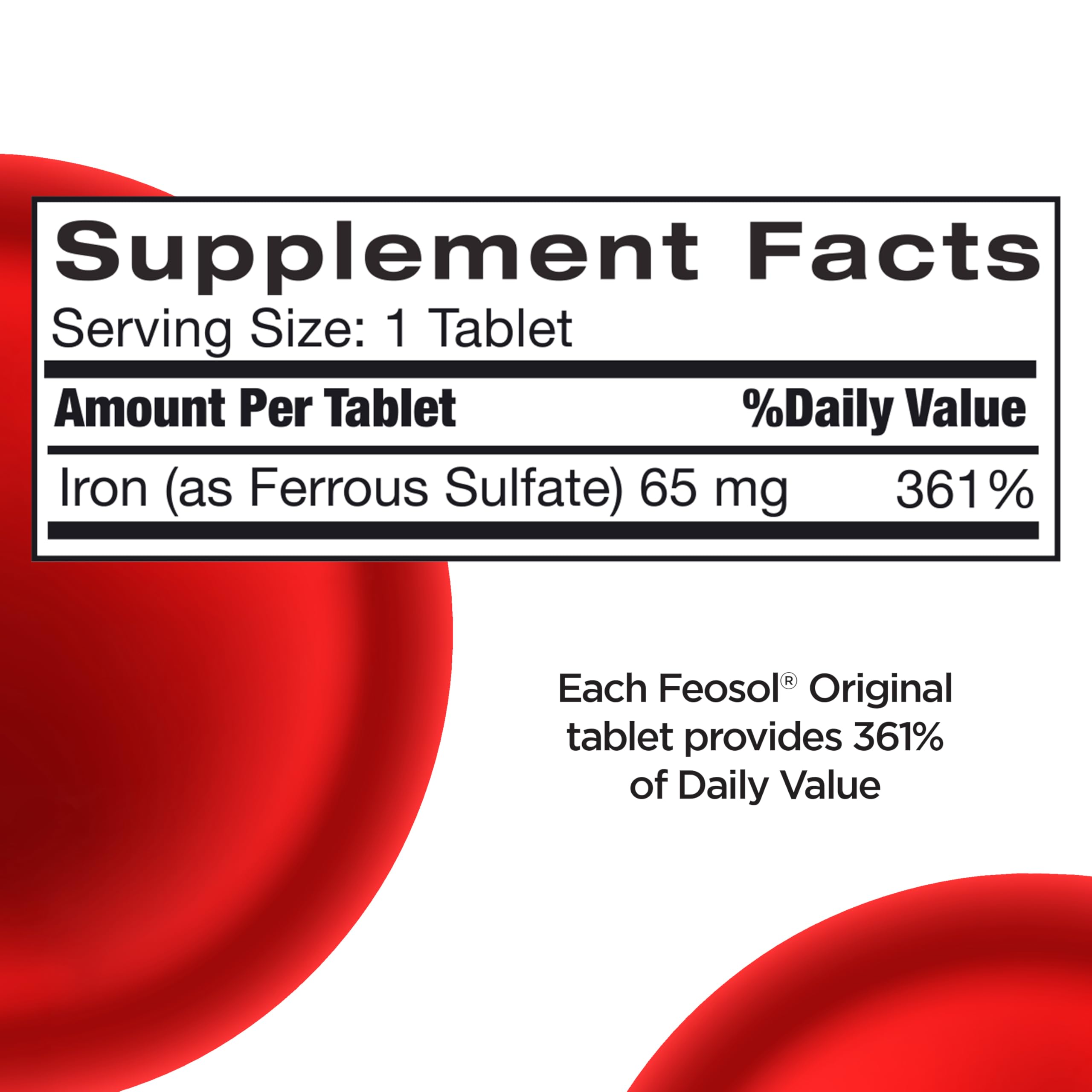 Feosol Original—fabriqué aux Etats-Unis, gage de qualite et de fiabilite.