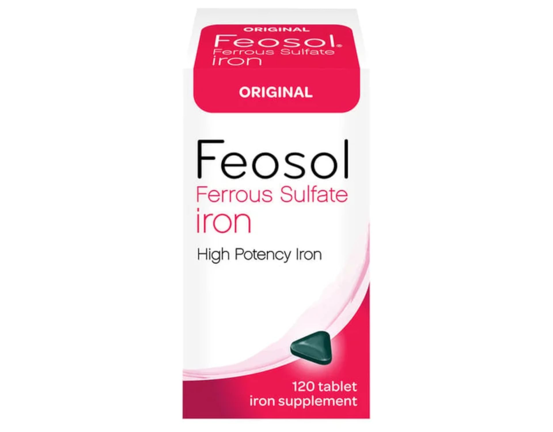 Feosol Original - gros plan des comprimés, rappel de l'intégration dans la routine journalière.