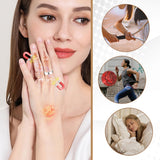 Feraco bague cuivre magnétique cadeau élégant pour elle.