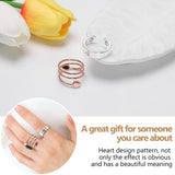 Feraco bague cuivre magnétique, finition raffinée pour occasions variées.