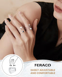 Bague Feraco cuivre pureté 99,99%, résistance et style au quotidien.