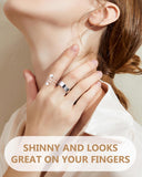 Feraco: bague cuivre magnétique pour pouce cœur, ajustable et tendance.