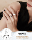 Feraco: bague cuivre magnétique pouce design chic et discret.