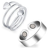 Feraco: bague magnétique en cuivre pour pouce, ensemble polyvalent et ajustable.